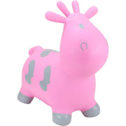 Happy Hopperz Pink Cow Grey Spots Small