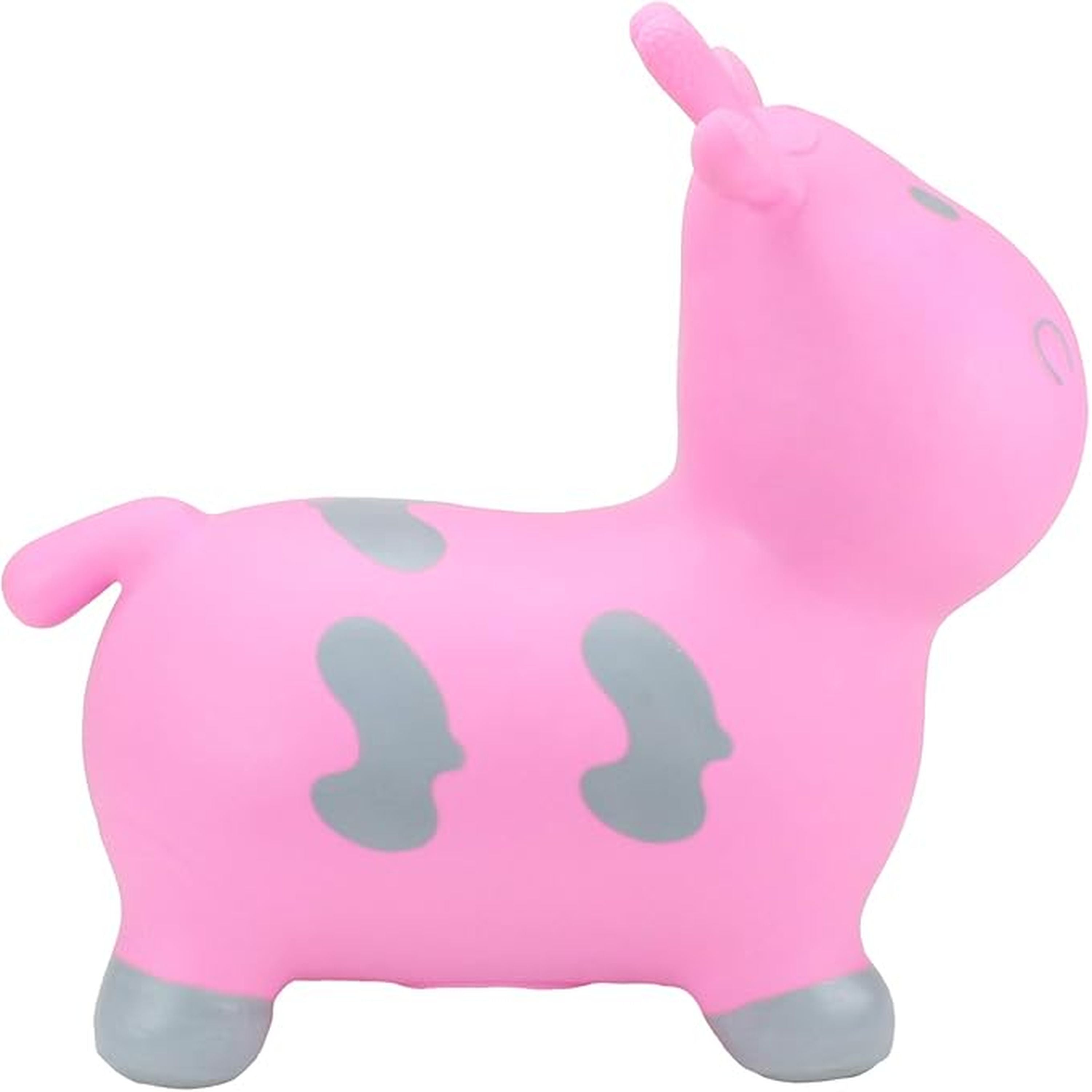 Happy Hopperz Pink Cow Grey Spots Small