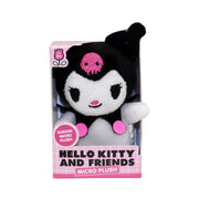 Hello Kitty and Friends 3 Inch Micro Plush - Kuromi soft toy, in packaging