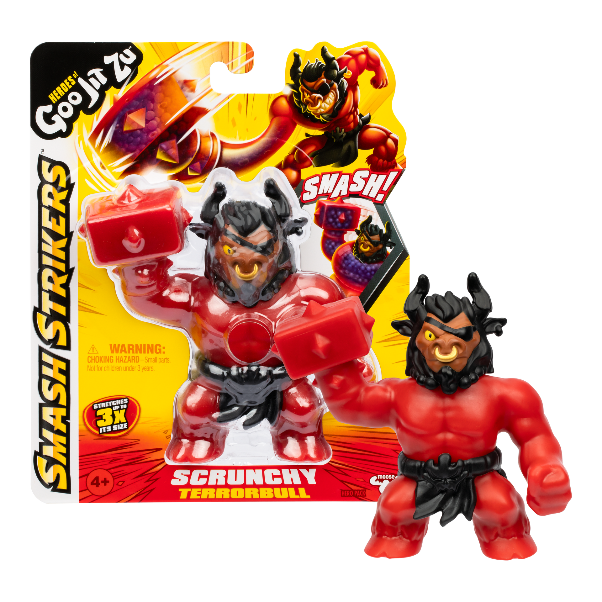 スポーツトイ・アクショントイ MOZ Izuru Hasumi Heroes Of Goo Jit Zu Series 12 Smash Strikers Hero Scrunchy Terror