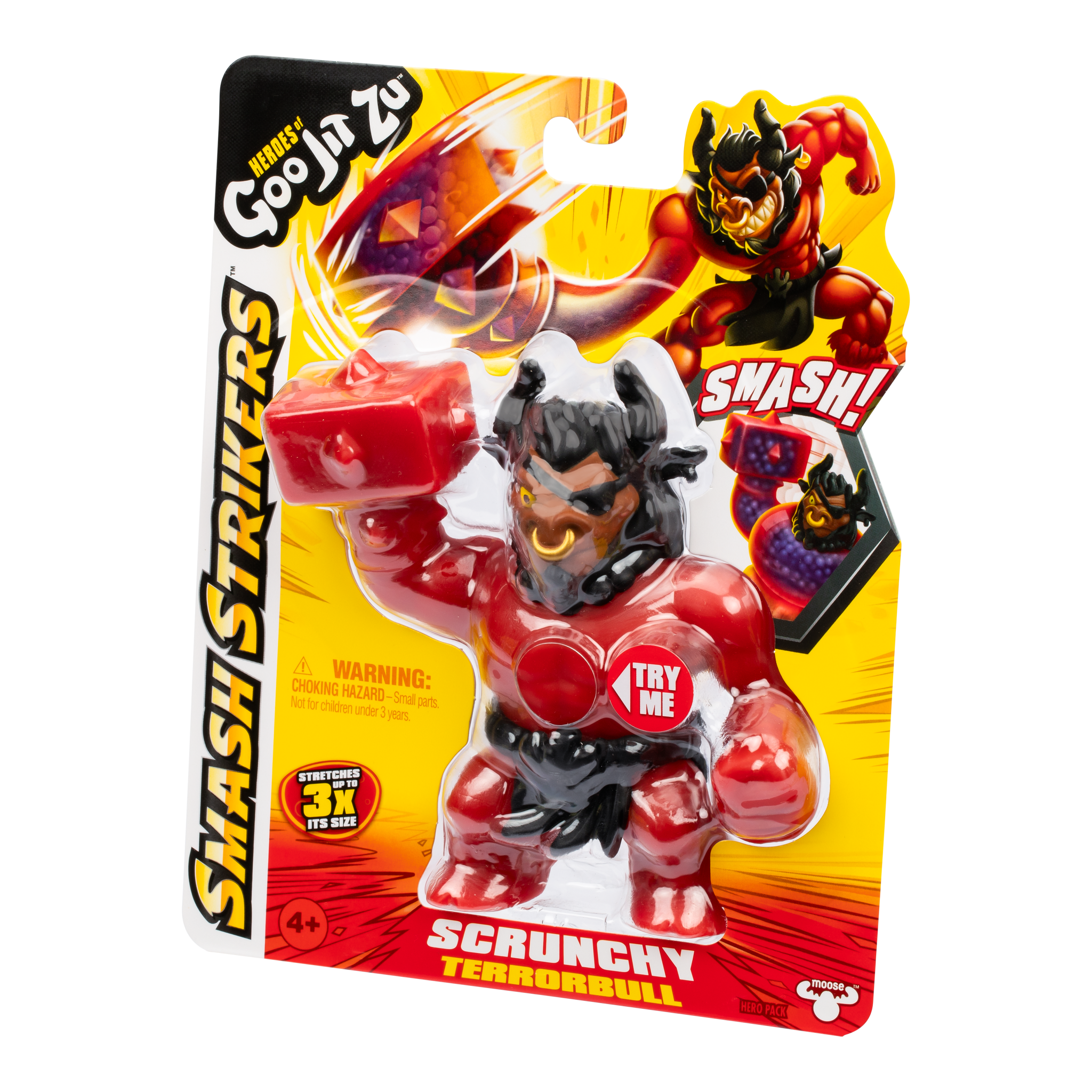 Heroes Of Goo Jit Zu Series 12 Smash Strikers Hero Scrunchy Terror Bull