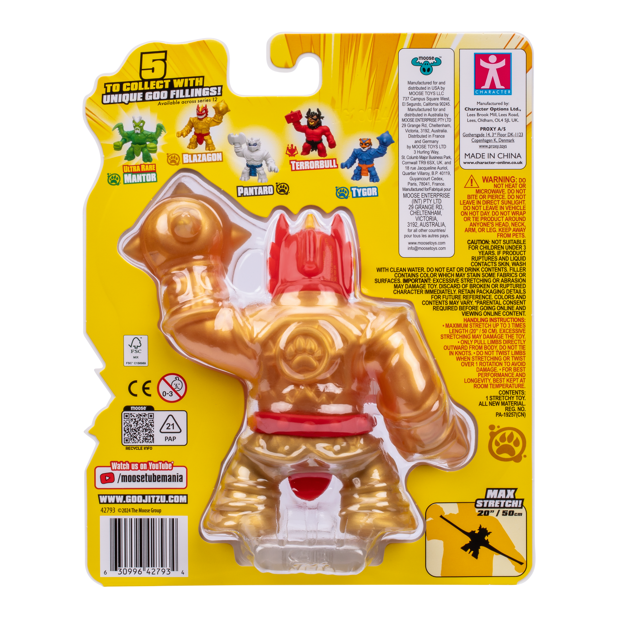 Heroes Of Goo Jit Zu Series 12 Smash Strikers Hero Crunchy Blazagon