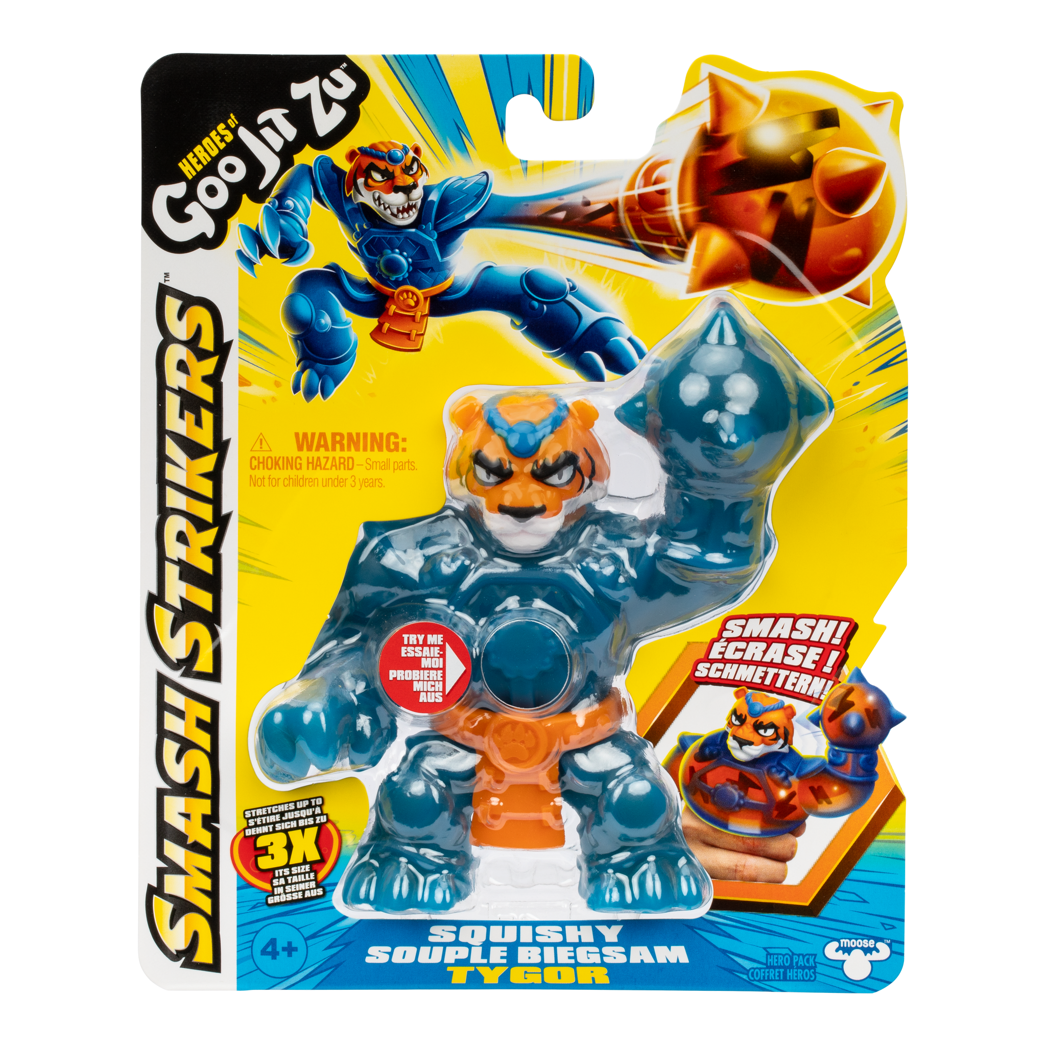 Heroes Of Goo Jit Zu Series 12 Smash Strikers Hero Squishy Tygor