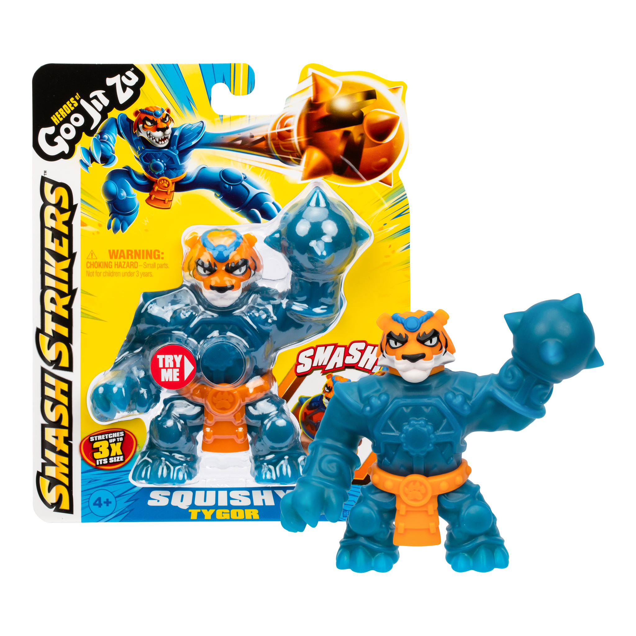 Heroes Of Goo Jit Zu Series 12 Smash Strikers Hero Squishy Tygor