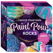 Craft Maker Paint Pour Rock Art