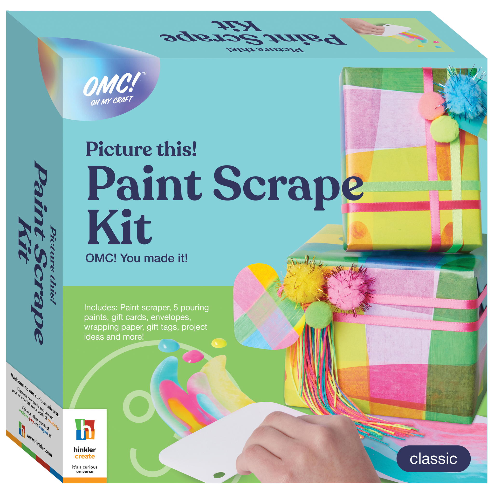 Omc! Picture This Paint Scrape Art Kit