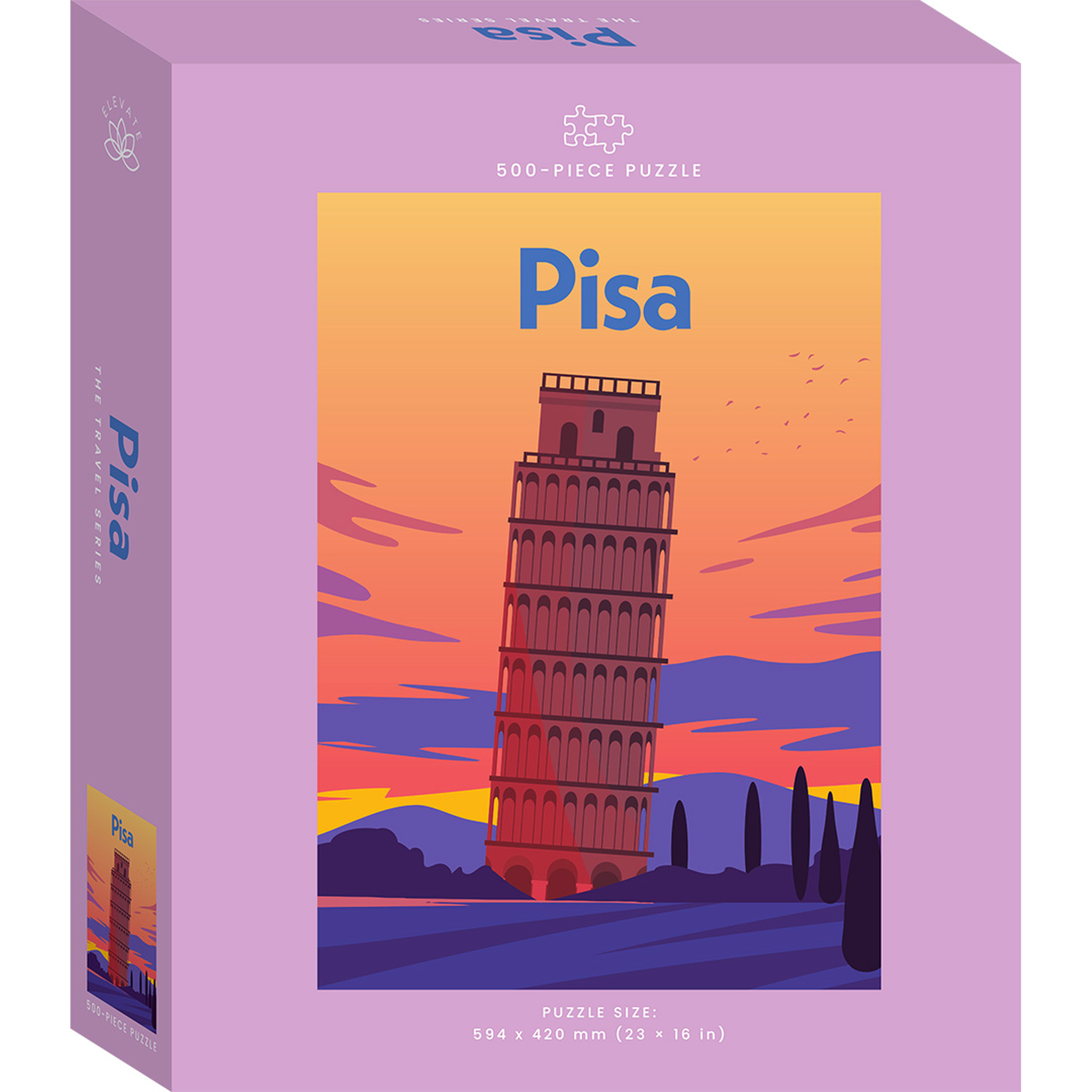 Travel Poster 300pc Jigsaw: Pisa
