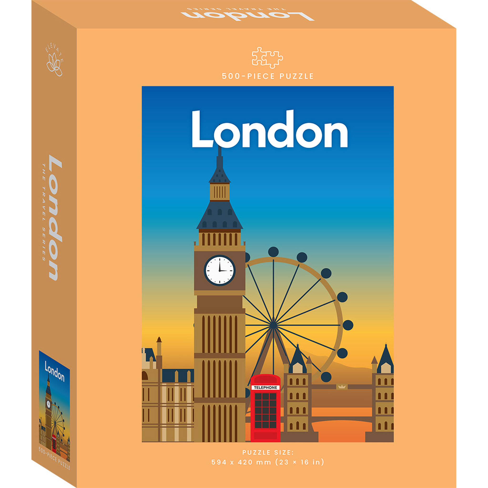 Travel Poster 300pc Jigsaw: London