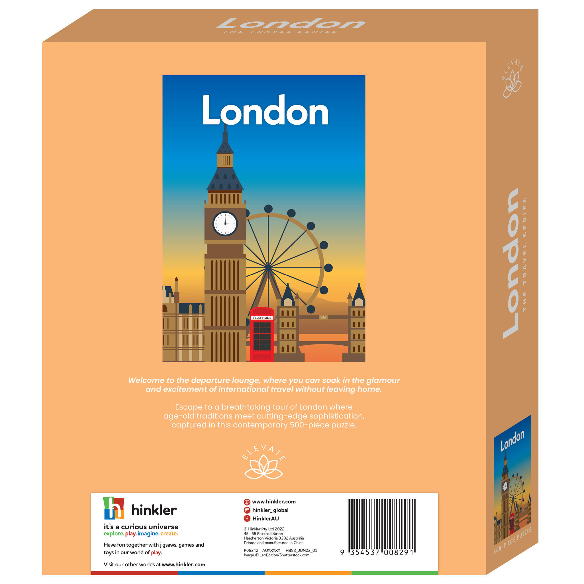 Travel Poster 300pc Jigsaw: London