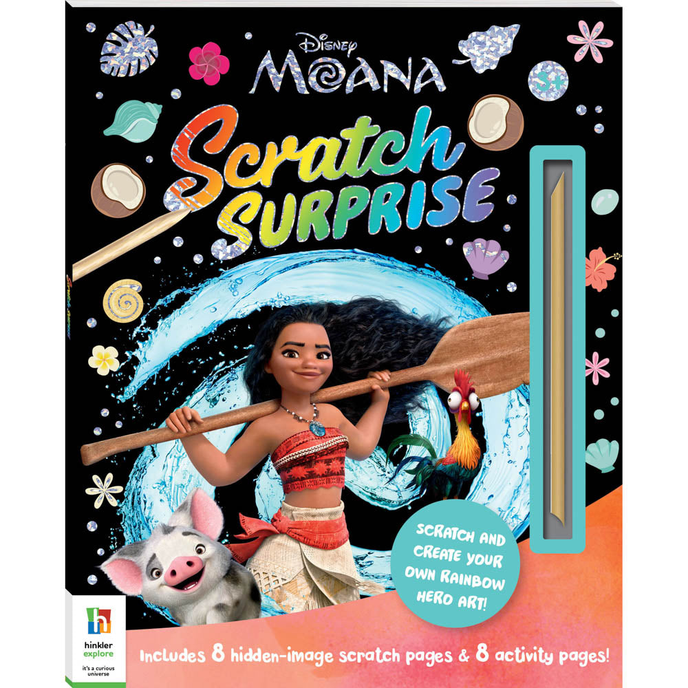 Hinkler Scratch Surprise Disney Moana art.
