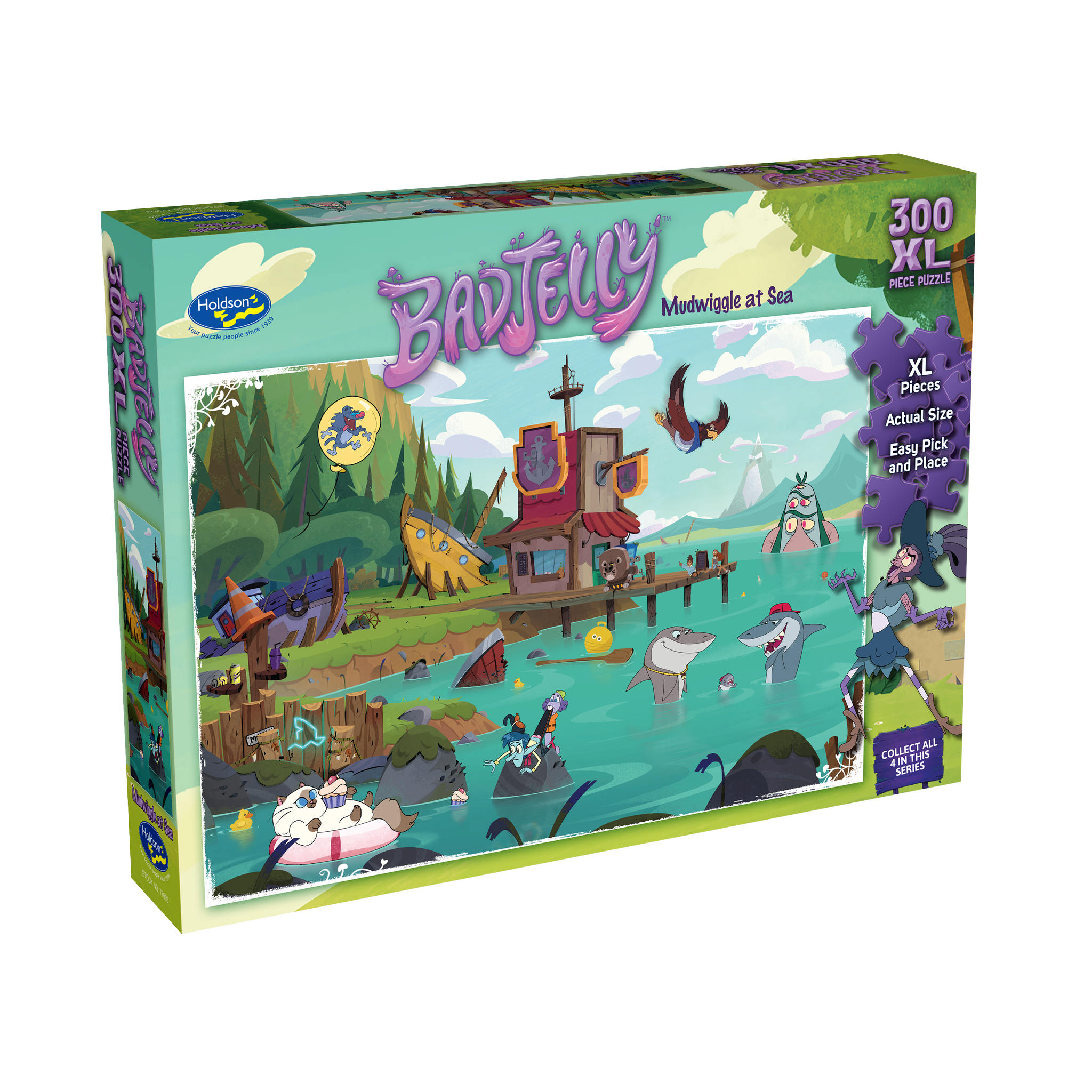 BadJelly The Witch 300XL Piece Jigsaw Mudwiggle at Sea