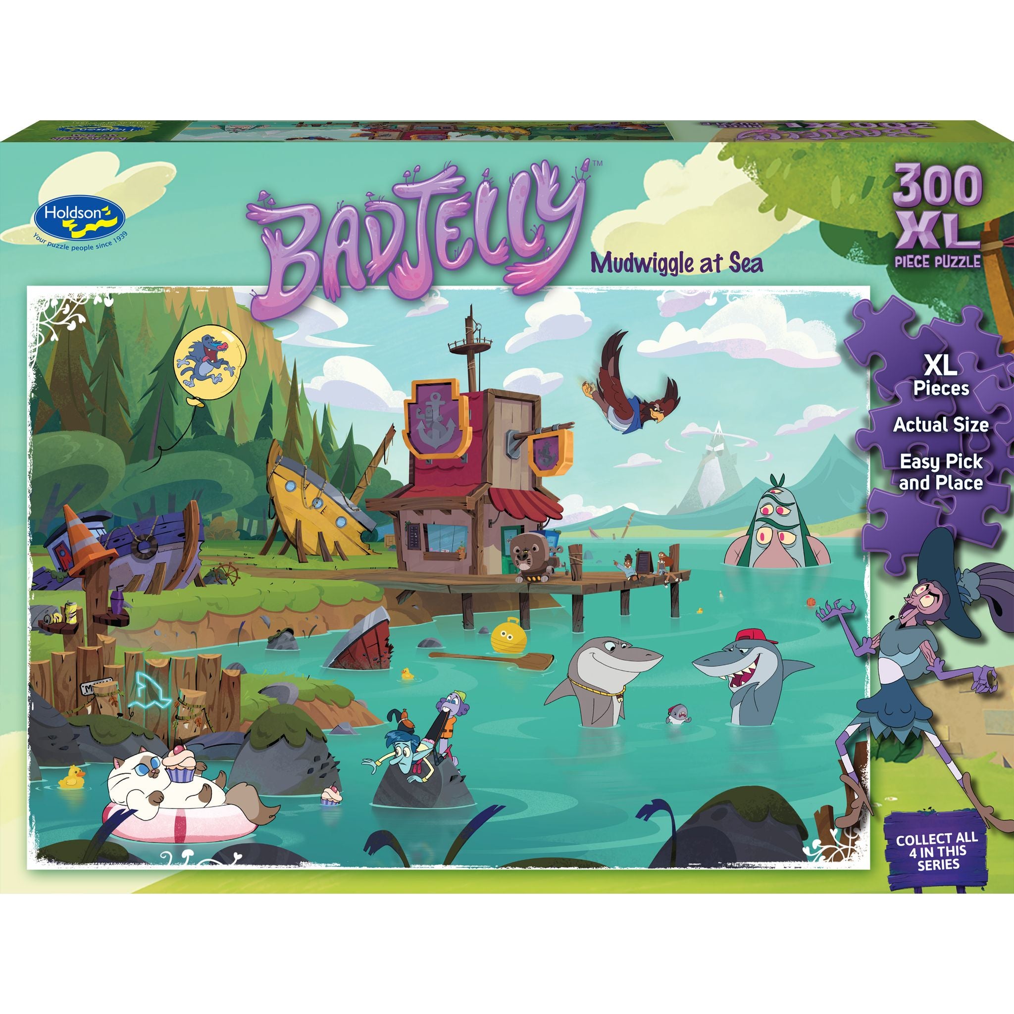 BadJelly The Witch 300XL Piece Jigsaw Mudwiggle at Sea