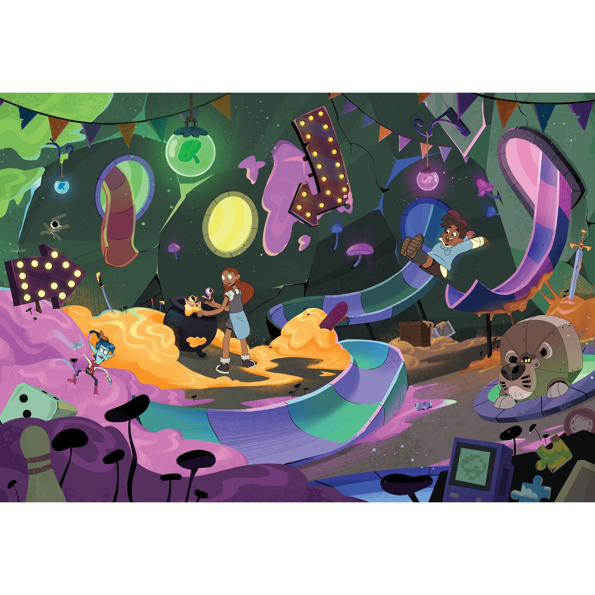 Bad Jelly 300pc XL Jigsaw Puzzle Super Slide Fun