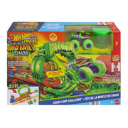 Hot Wheel Monster Trucks Mutant Chaos Loop Challenge playset, in packaging.
