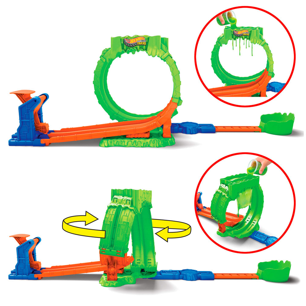 Hot Wheel Monster Trucks Mutant Chaos Loop Challenge playset.