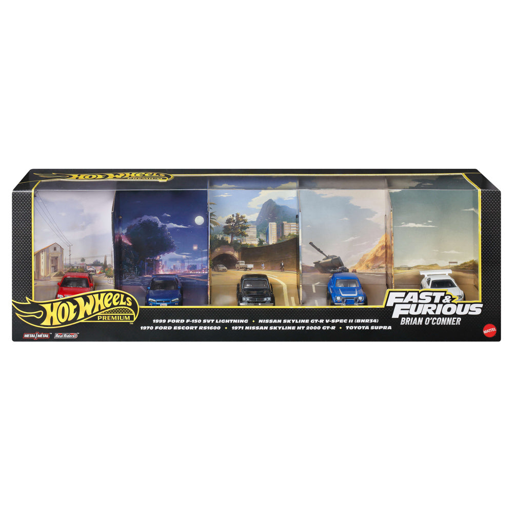 Hot Wheels Fast & Furious Premium Die-Cast Vehicles 5-Pack