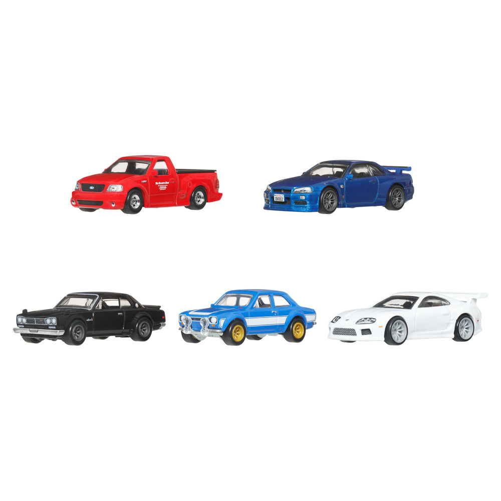 Hot Wheels Fast & Furious Premium Die-Cast Vehicles 5-Pack