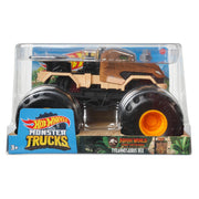 Hot Wheels 1:24 Monster Trucks Jurassic World Tyrannosaurus Rex.