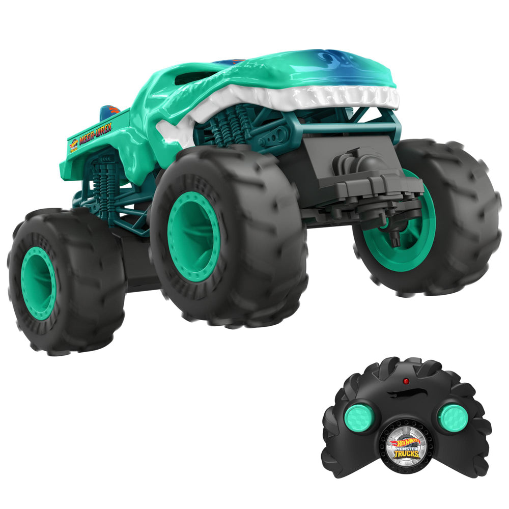 Hot Wheels Remote Control Monster Truck 1:24 Mega Wrex toy.