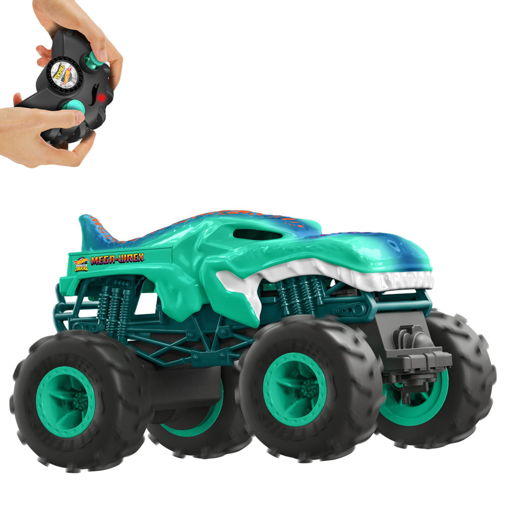 Hot Wheels Remote Control Monster Truck 1:24 Mega Wrex toy.