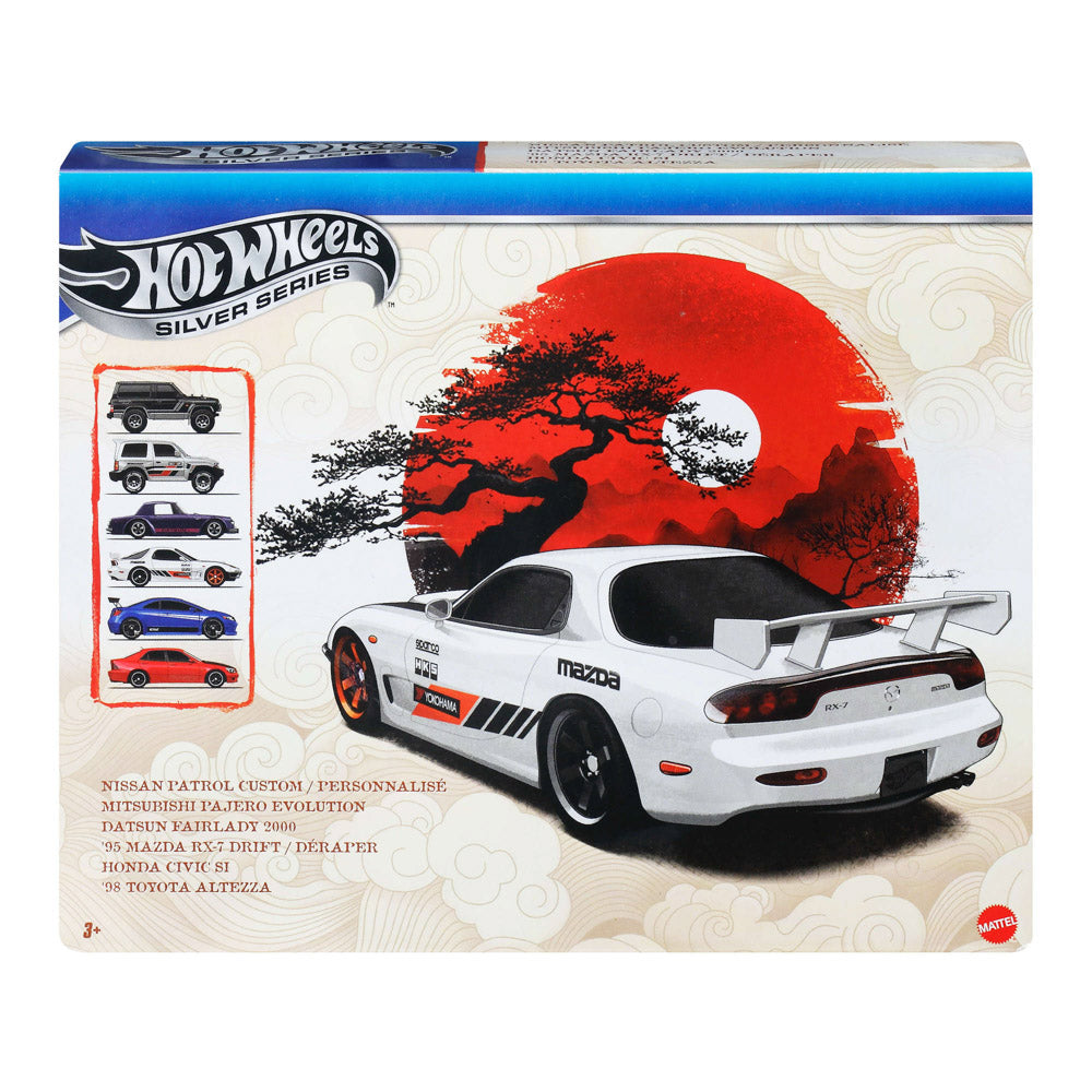 Hot Wheels Streets of Japan Multipack toy cars.