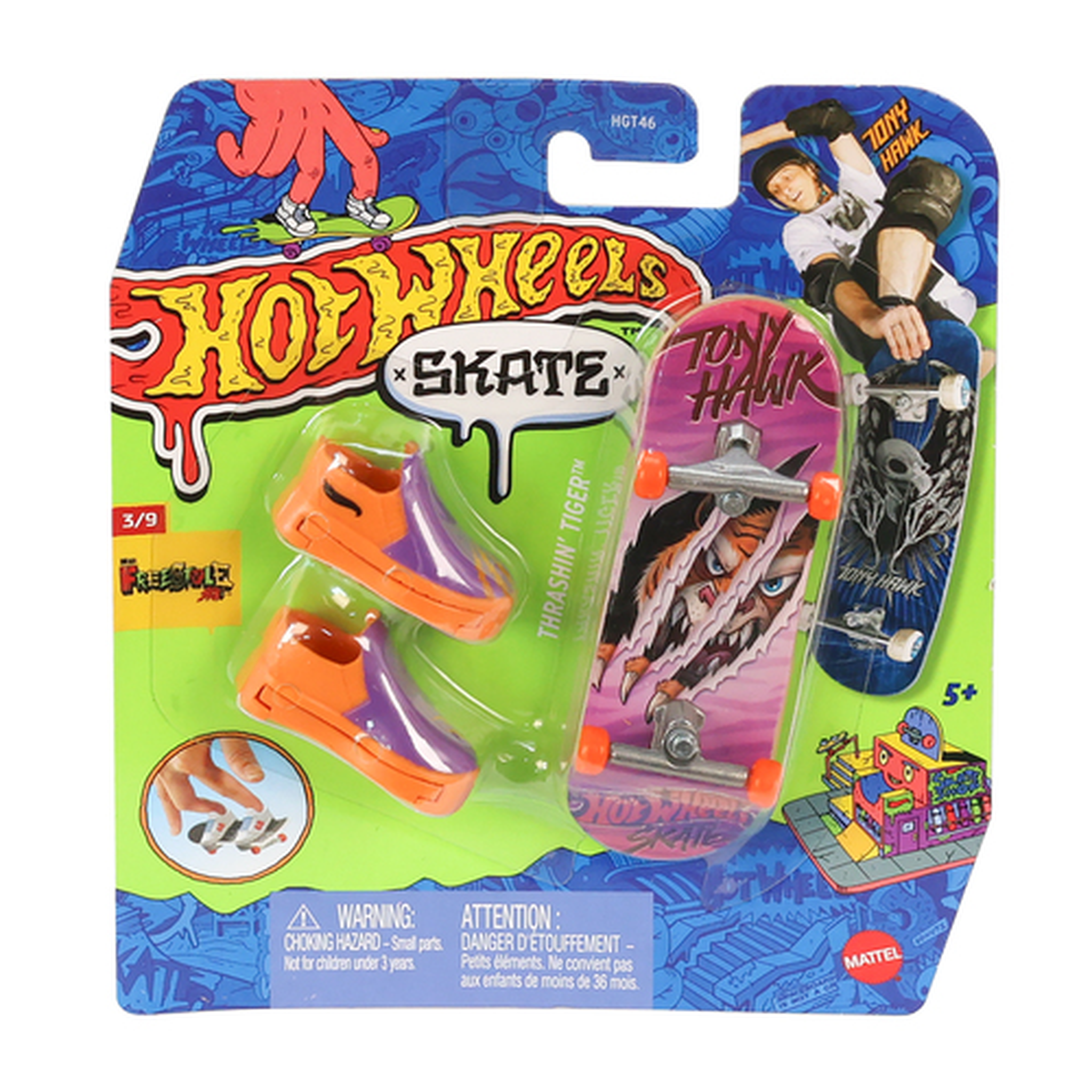 Hot Wheels Skate Thrashin Tiger Board
