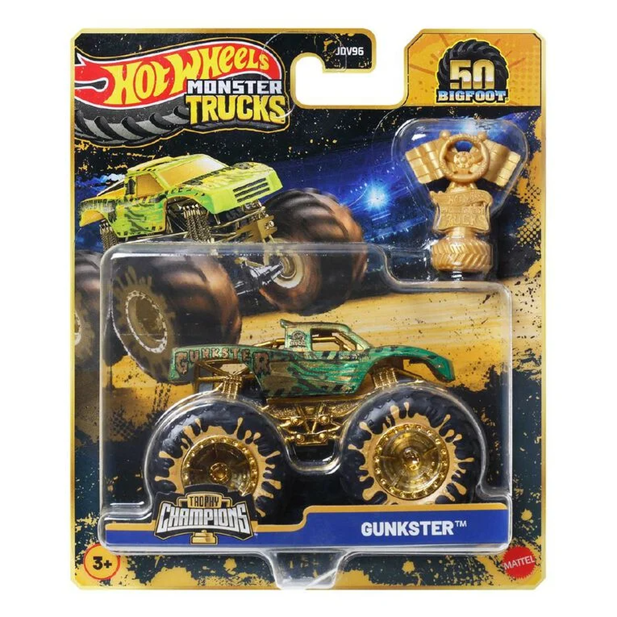 Hot Wheels Monster Trucks Bigfoot Trophy Champions Die-Cast Assortment