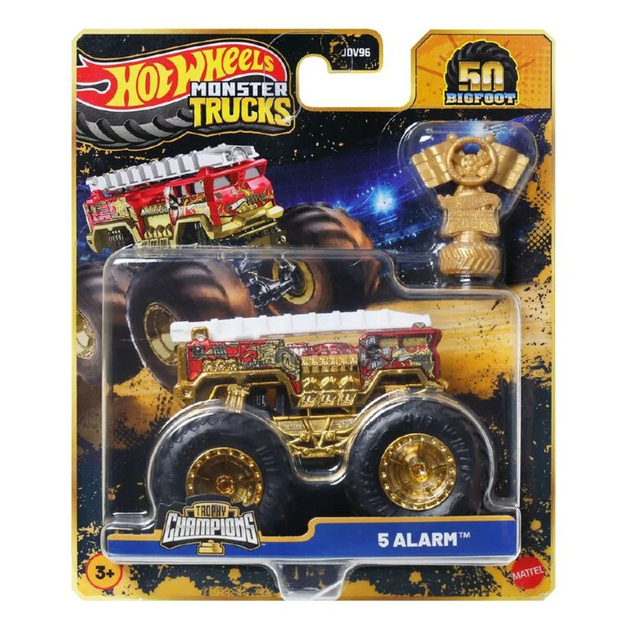 Hot Wheels Monster Trucks Bigfoot Trophy Champions Die-Cast Assortment