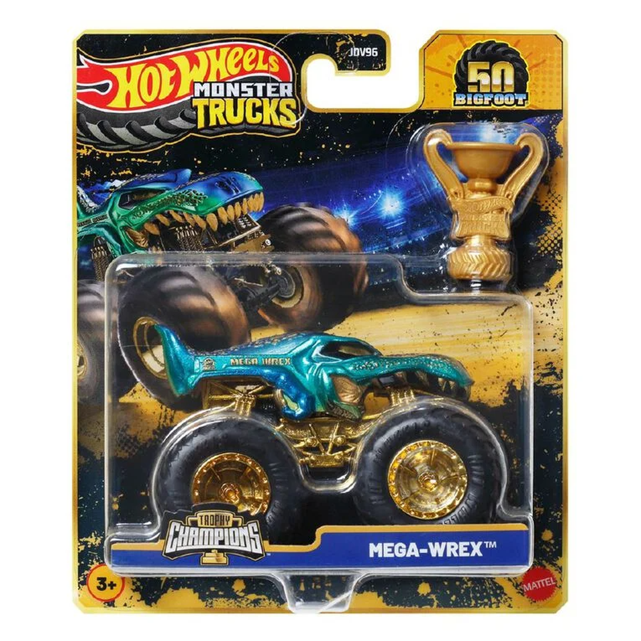 Hot Wheels Monster Trucks Bigfoot Trophy Champions Die-Cast Assortment