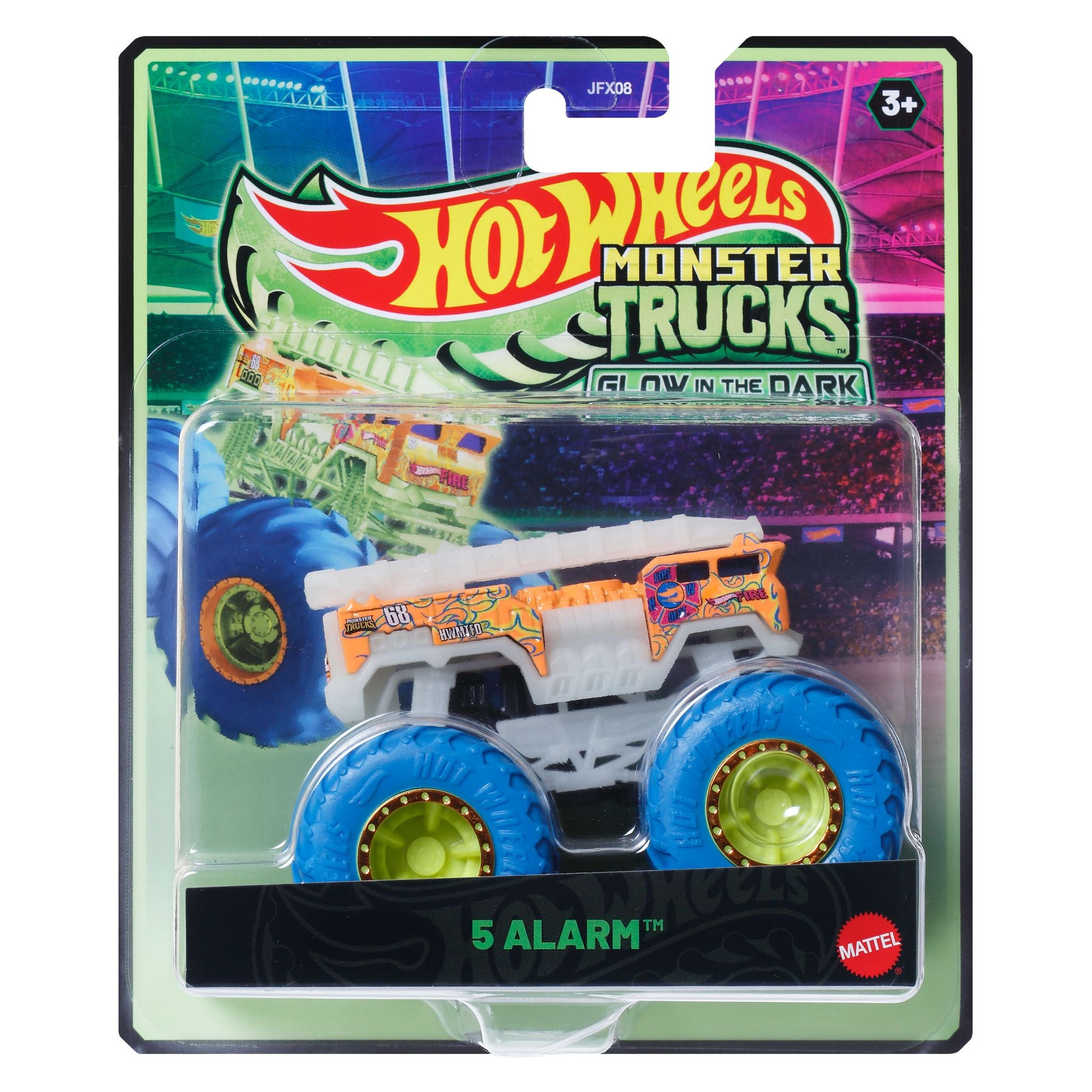 Hot Wheels Monster Trucks 1:64 Glow In The Dark Assortment