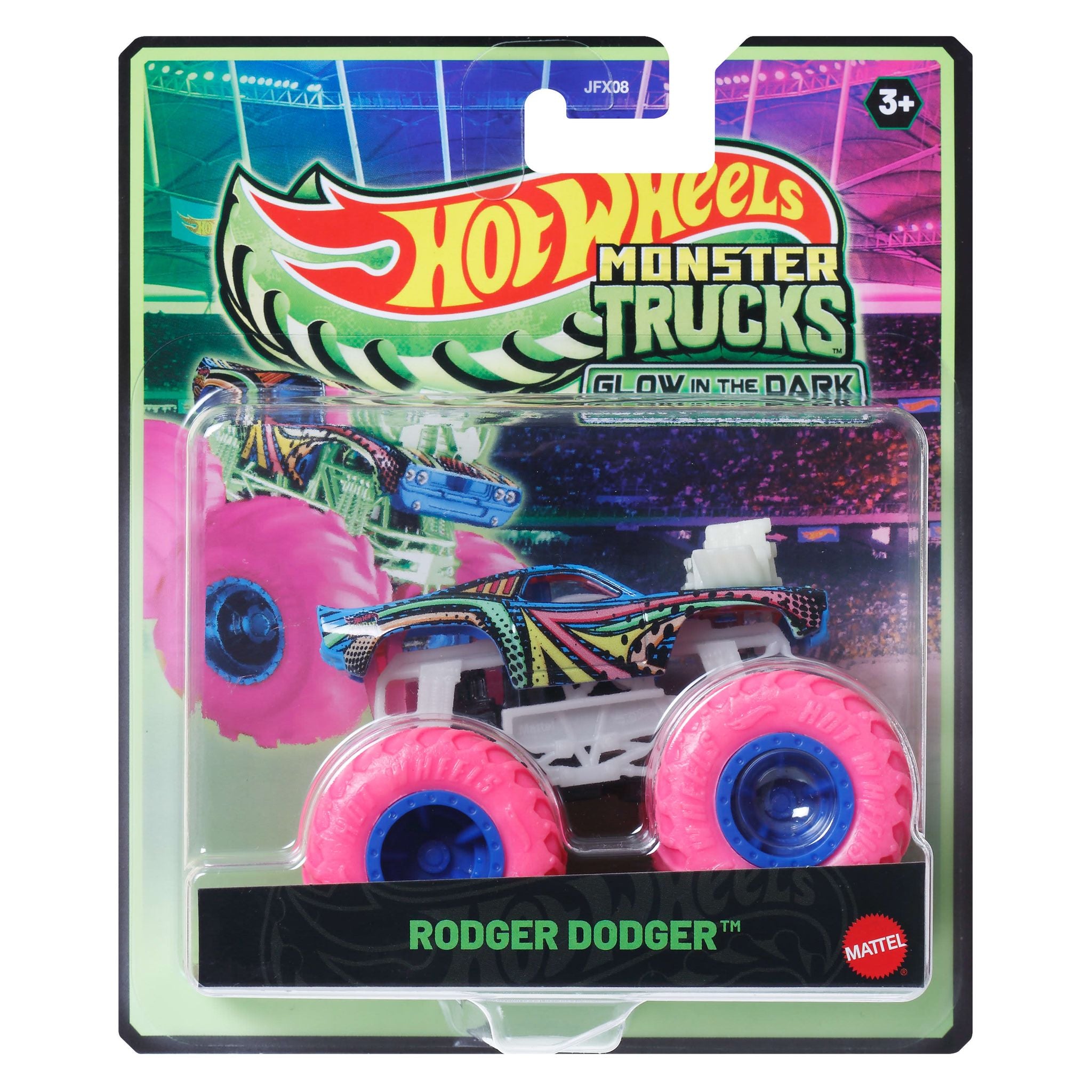 Hot Wheels Monster Trucks 1:64 Glow In The Dark Assortment