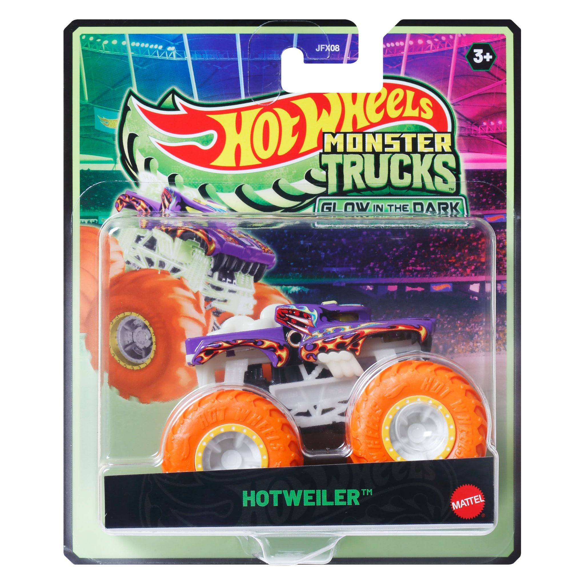 Hot Wheels Monster Trucks 1:64 Glow In The Dark Assortment
