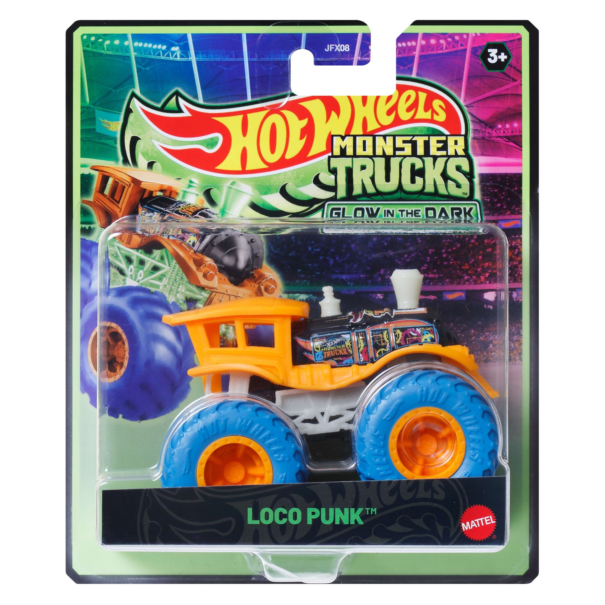 Hot Wheels Monster Trucks 1:64 Glow In The Dark Assortment