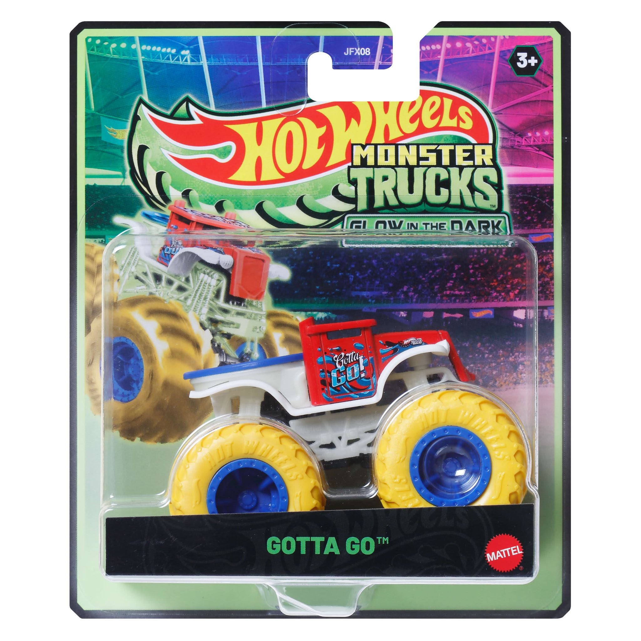Hot Wheels Monster Trucks 1:64 Glow In The Dark Assortment