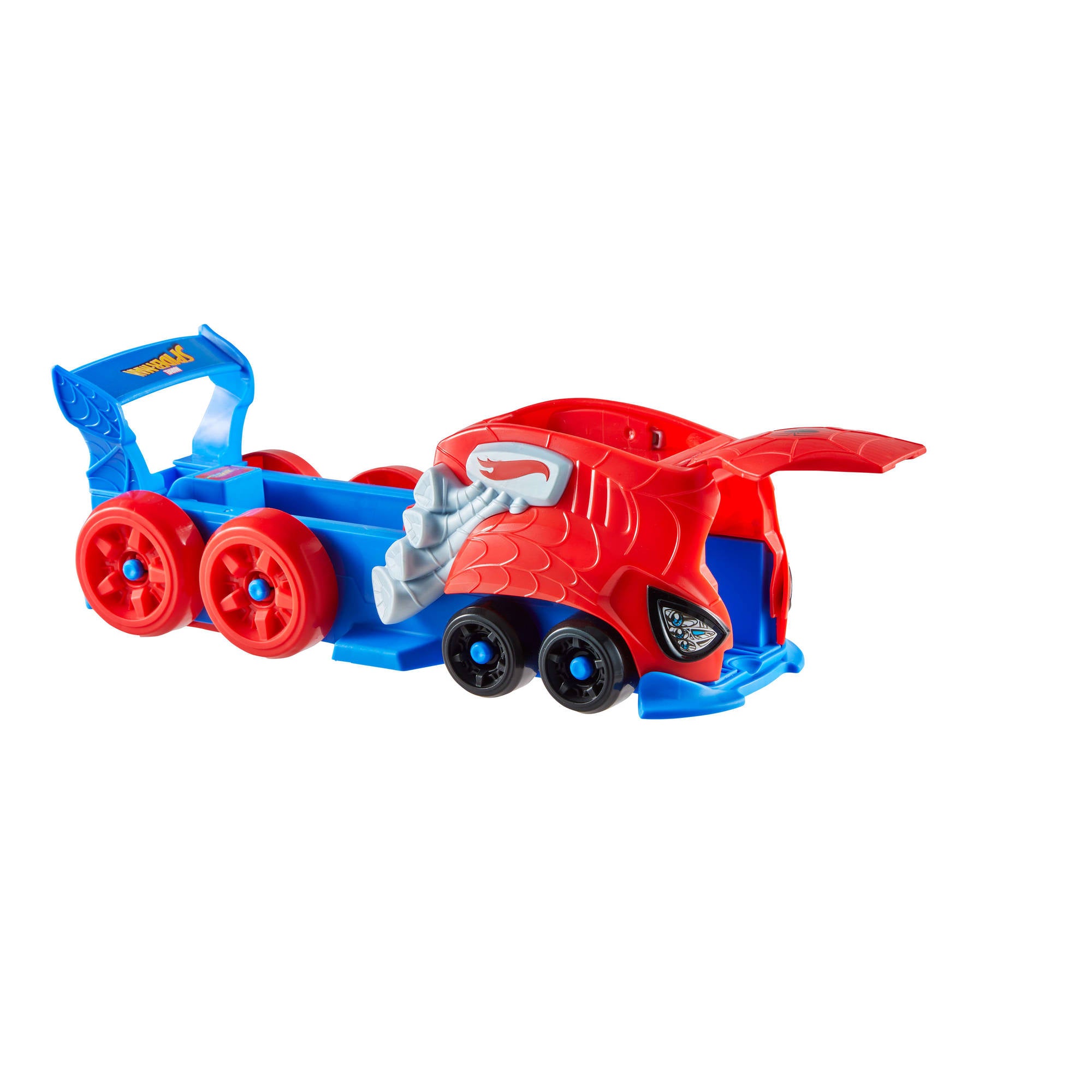 Hot Wheels RacerVerse Spider-Man Launcher car truck playset