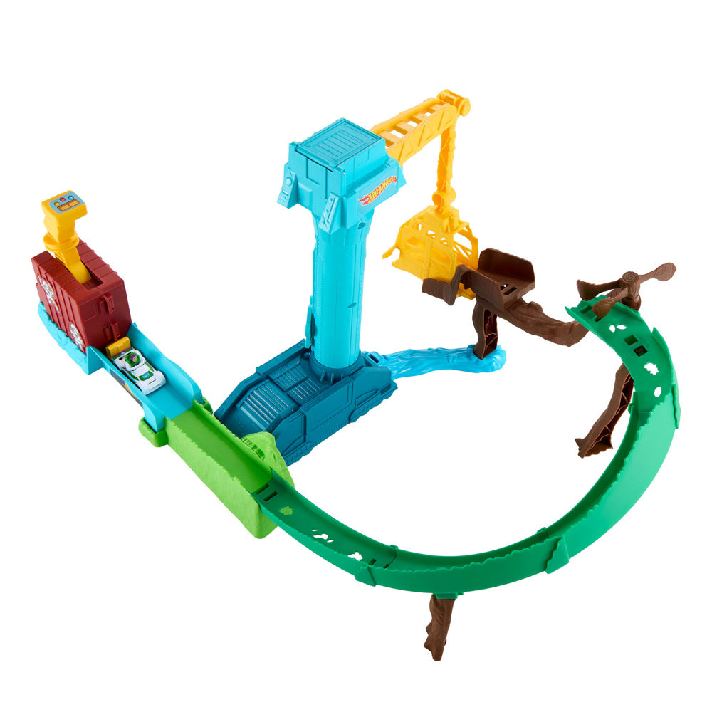 Hot Wheels Superstar Speeders Toy Story 5 Hi-Tech Buzz Lightyear's Star Command Adventure Trackset
