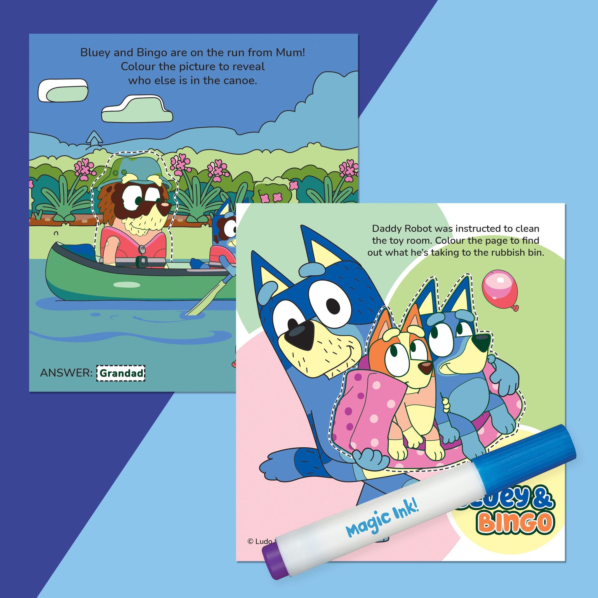 Inkredibles Bluey Magic Ink Pictures