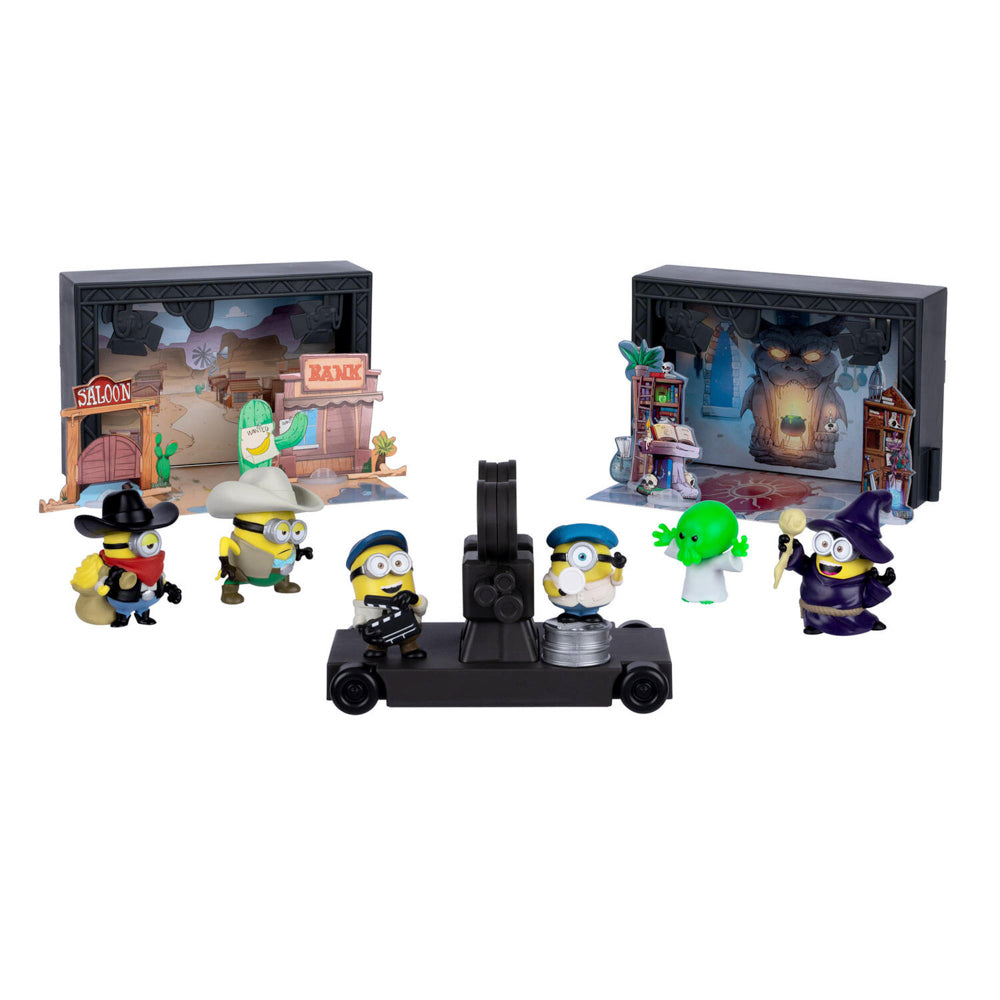 Figures included in the Illumination's Minions & Monsters Backlot Studio Set