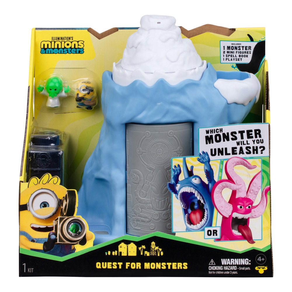 Illumination's Minions & Monsters Quest For The Monster Playset toys, in packaging