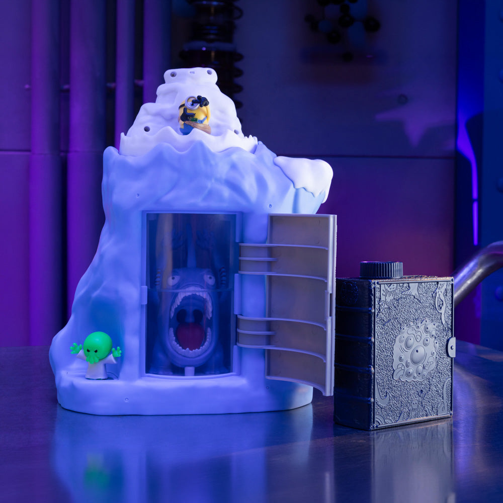 Unleash the monster from the Mountain, in the Illumination's Minions & Monsters Quest For The Monster Playset toys
