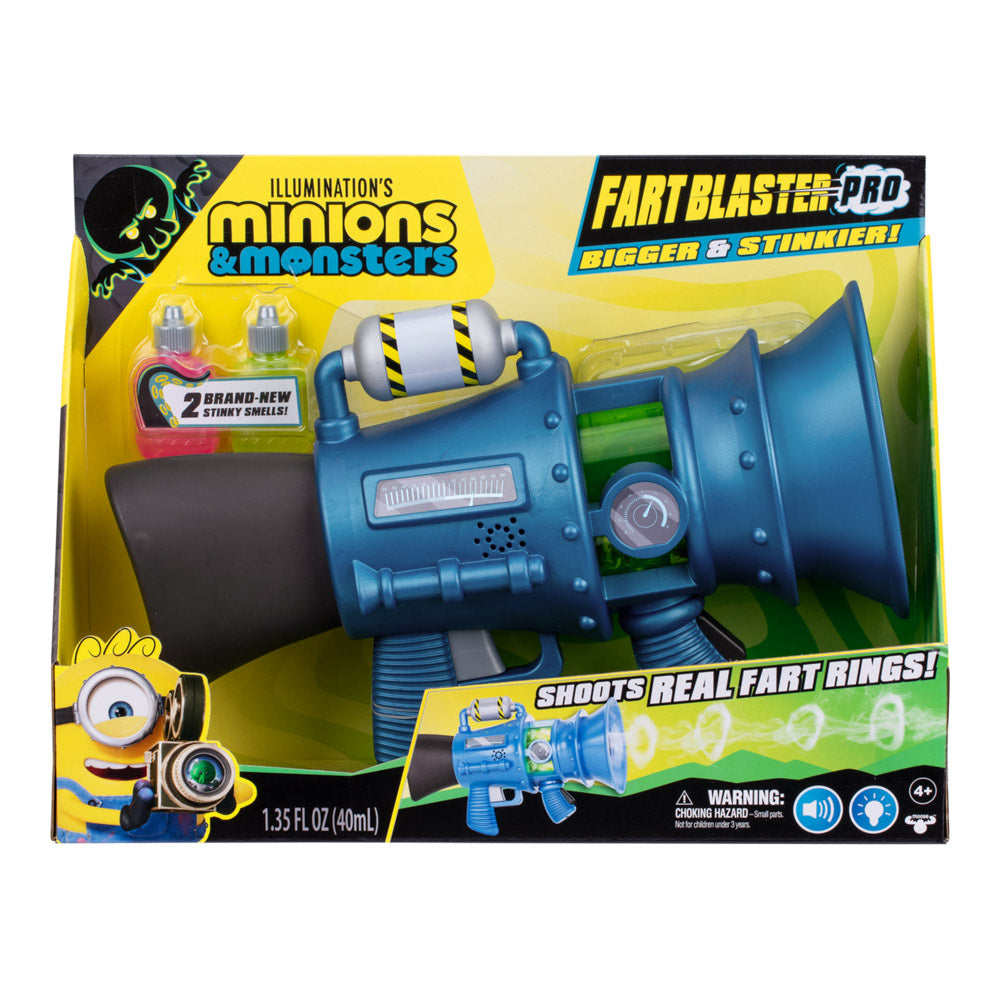 Illumination's Minions & Monsters Ultimate Fart Blaster Pro toy, in packaging