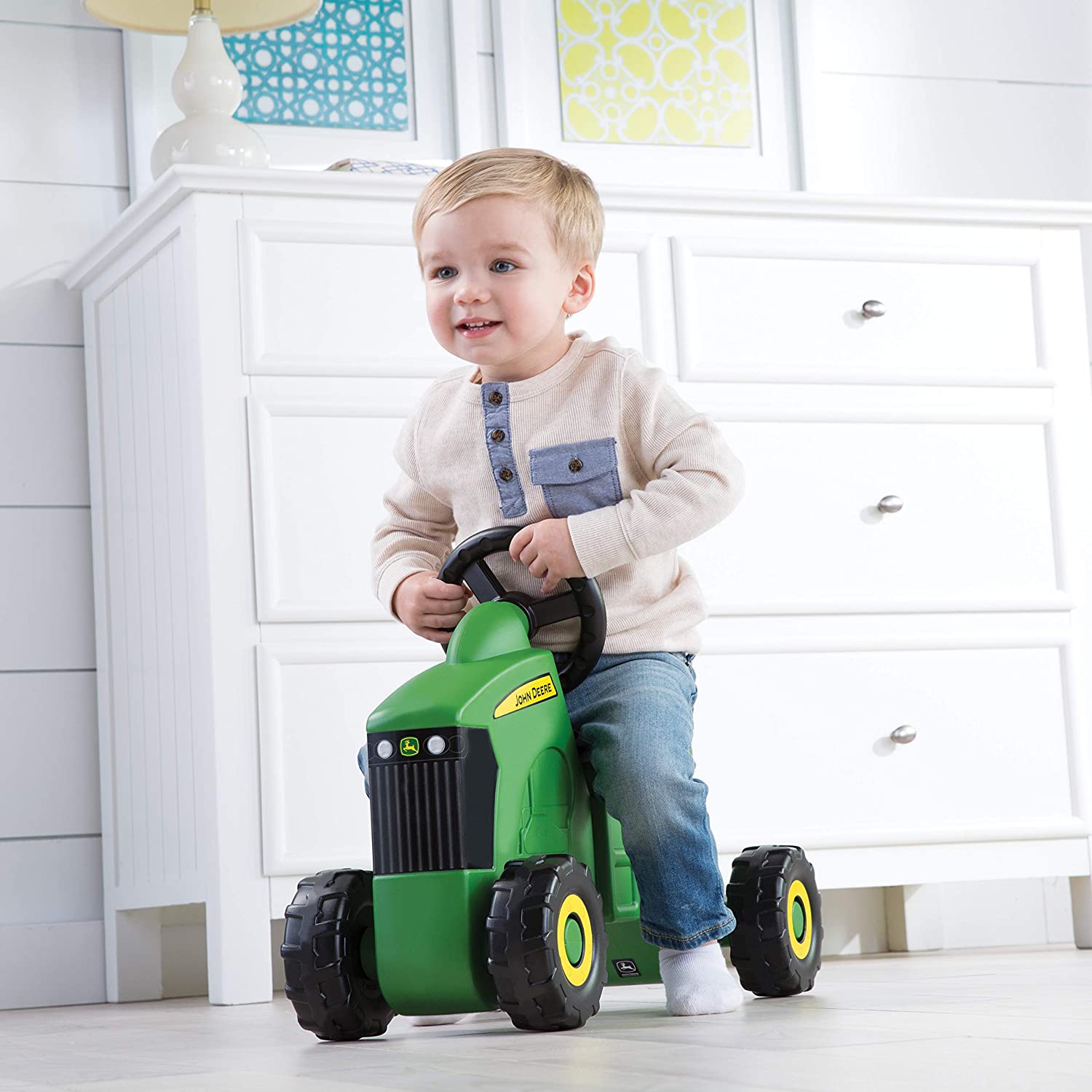 John Deere Sit N Scoot Tractor Ride On - Toyworld NZ