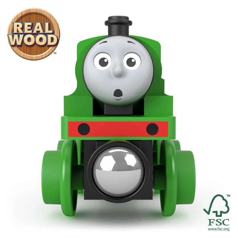 Fisher-Price Thomas Friends Wooden Railway Percy Engine