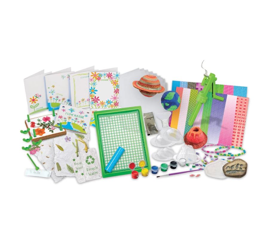 4M Steam Powered Kids Green Paper Craft