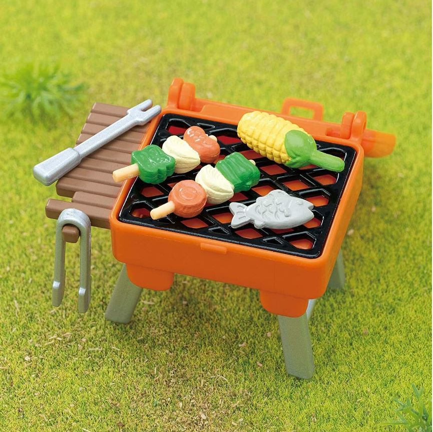 Sylvanian Families Accessories Bbq Picnic Set With Elephant Girl