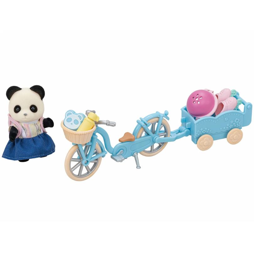 Sylvanian Families Cycle & Skate Accessories Set - Panda Girl - Toyworld NZ