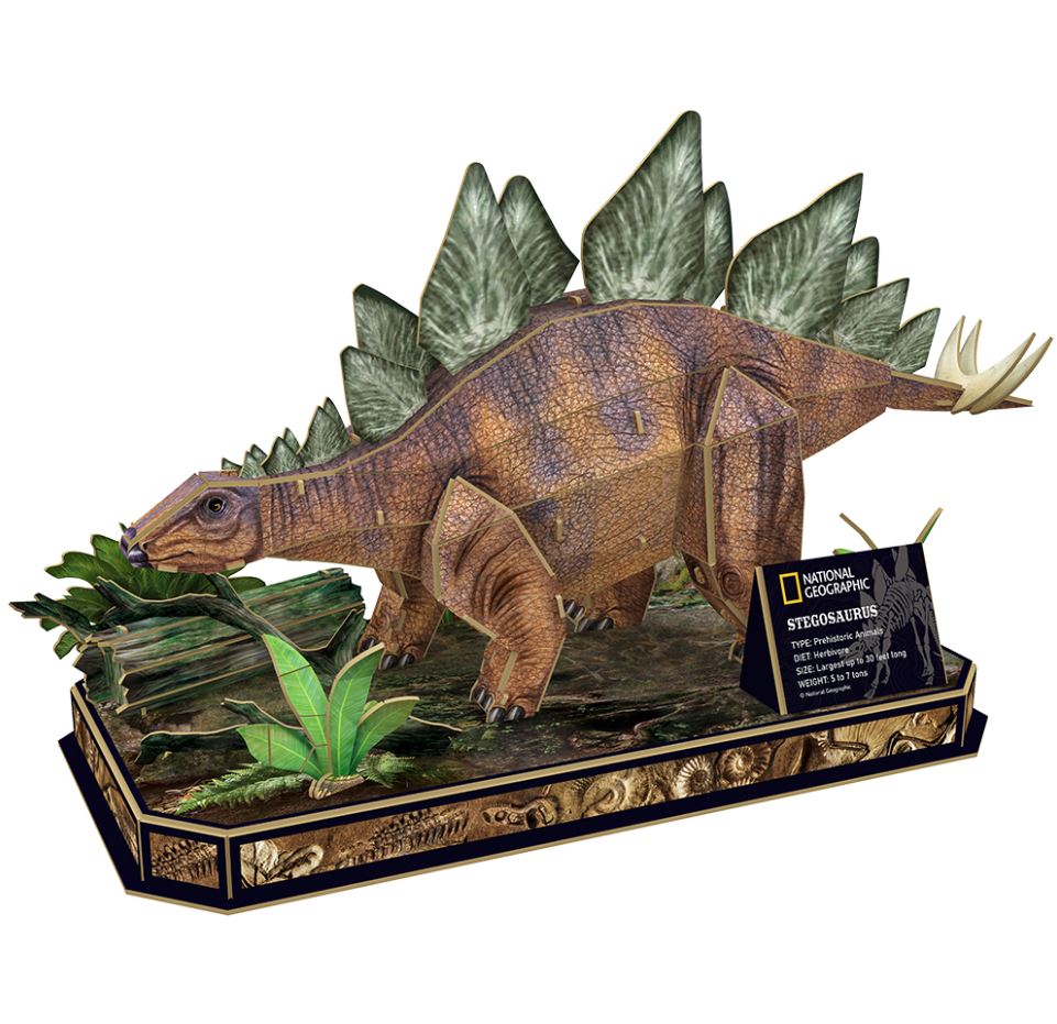 Cubic Fun National Geographic 3D Puzzle Stegosaurus