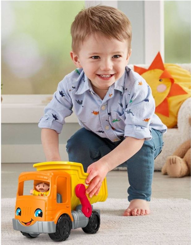 Fisher-Price Little People Large Vehicle Work Together Dump Truck