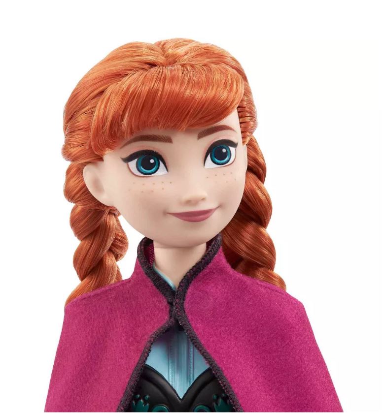 Disney Frozen Core Fashion Doll Anna In Blue Dress - Toyworld NZ
