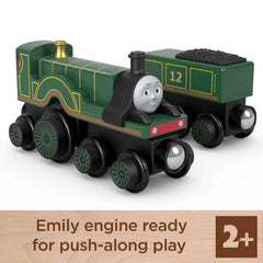 Fisher-Price Thomas & Friends Wooden Railway Emily Engine And Coal-Car